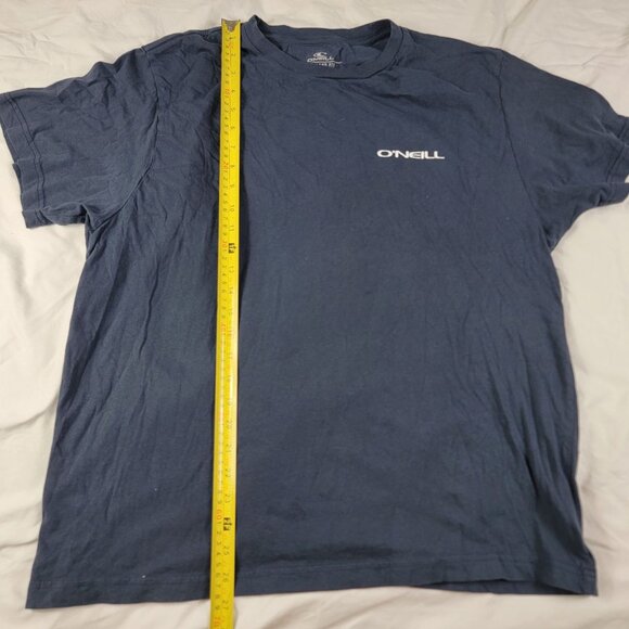 ONeill Mens XL Black Standard Fit Surf Graphic T Shirt Summer Casual Short Sleev - Picture 9 of 10